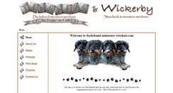 Desktop Screenshot of dachshund-miniature-wirehair.com